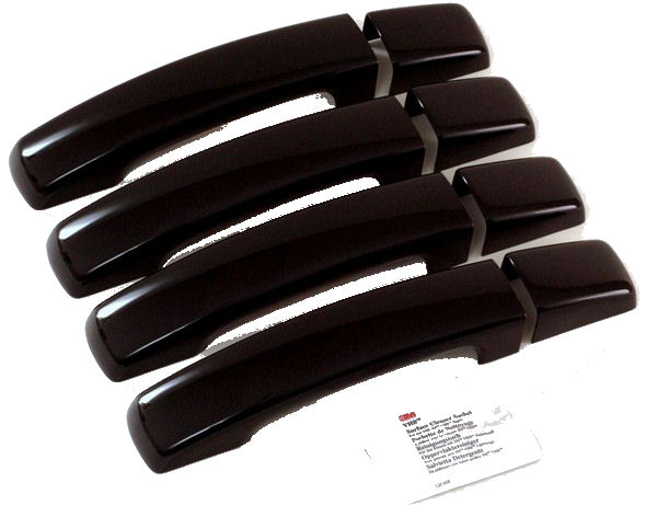 Door Handle Covers SANTORINI BLACK (2005 on) - Click Image to Close